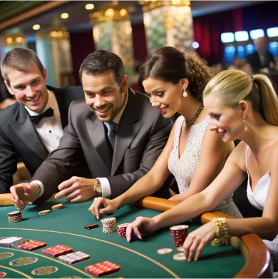 Enhance your event with the classic thrill of blackjack. Simple to learn but challenging to master, this fast-paced game of strategy keeps your guests engaged and entertained. Whether for a corporate gathering or a themed party, blackjack brings a stylish casino experience that everyone will appreciate.